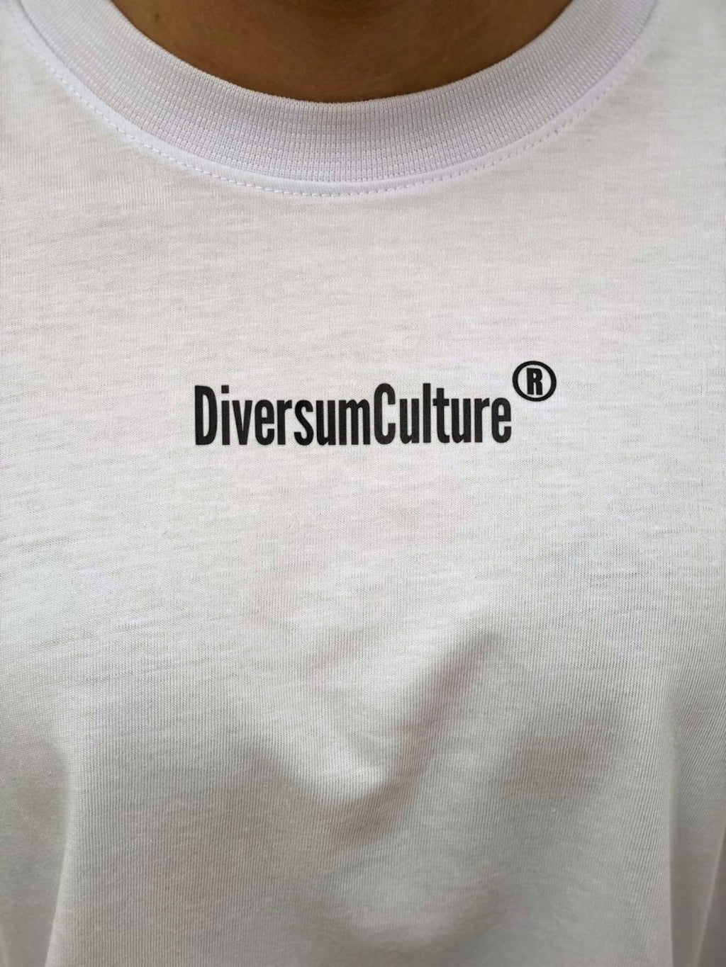 Crop top Line Women White DIVERSUM