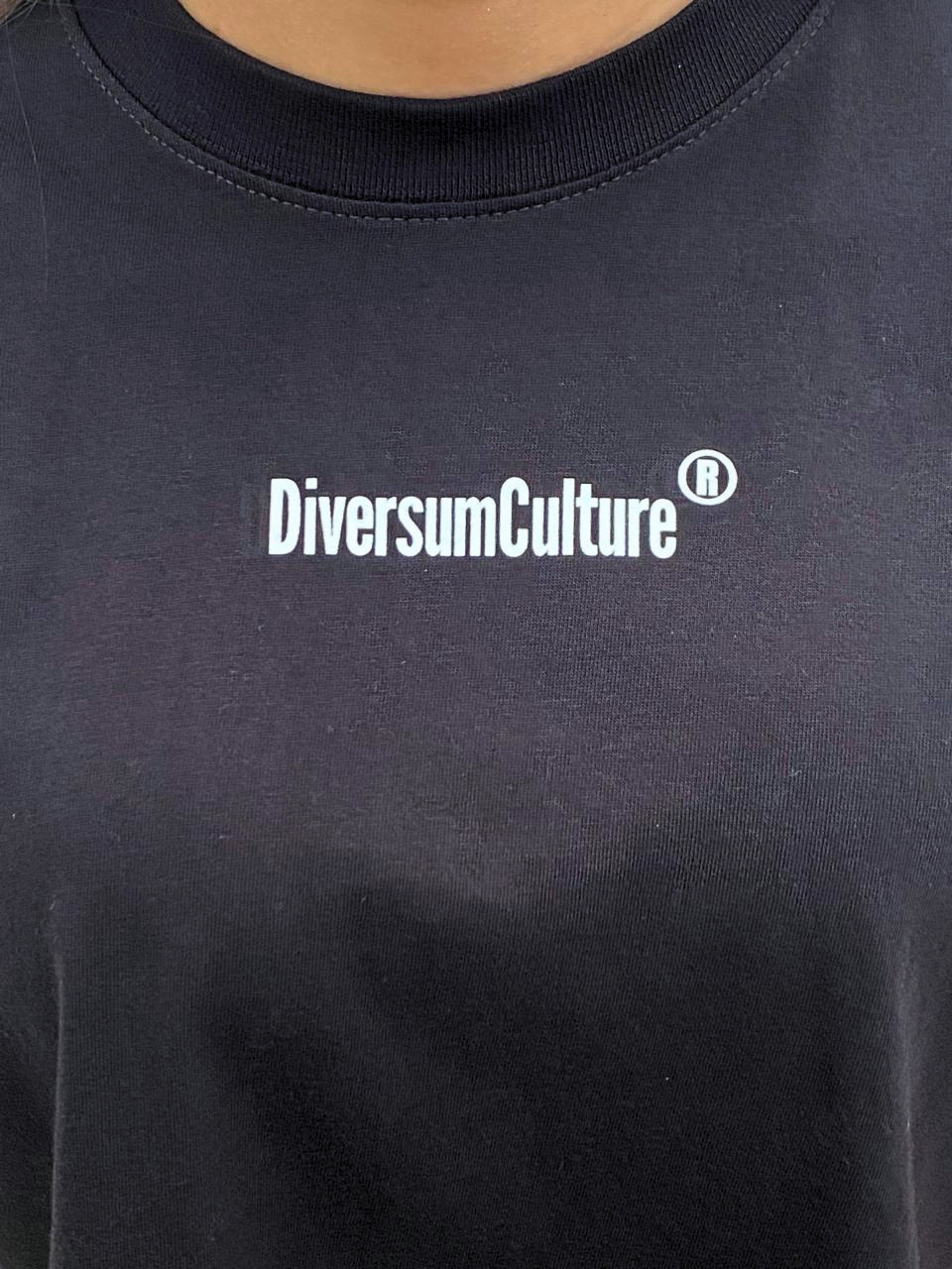 Crop top Line Women Black DIVERSUM