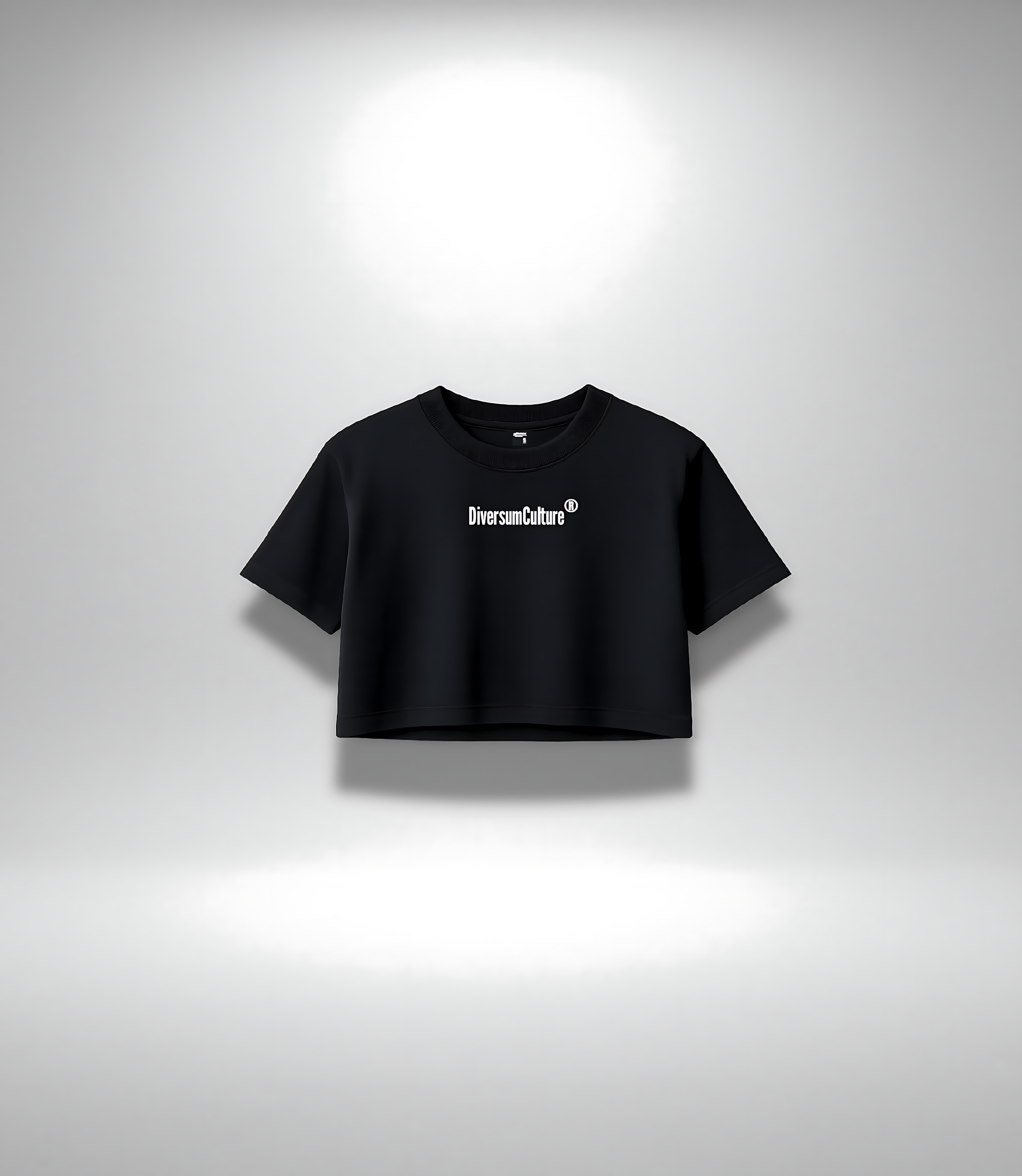 Crop top Line Women Black DIVERSUM