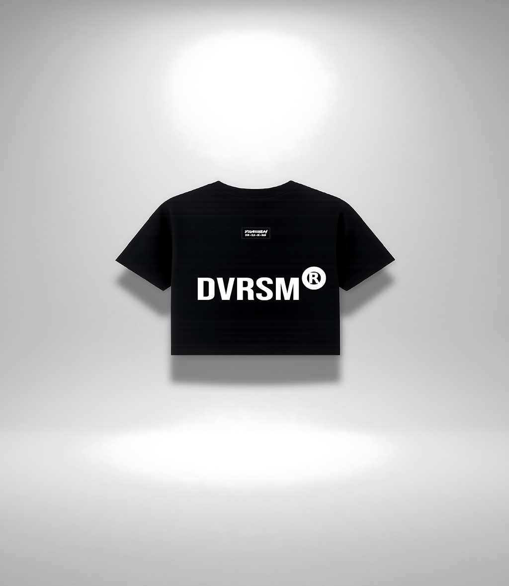 Crop top Line Women Black DIVERSUM