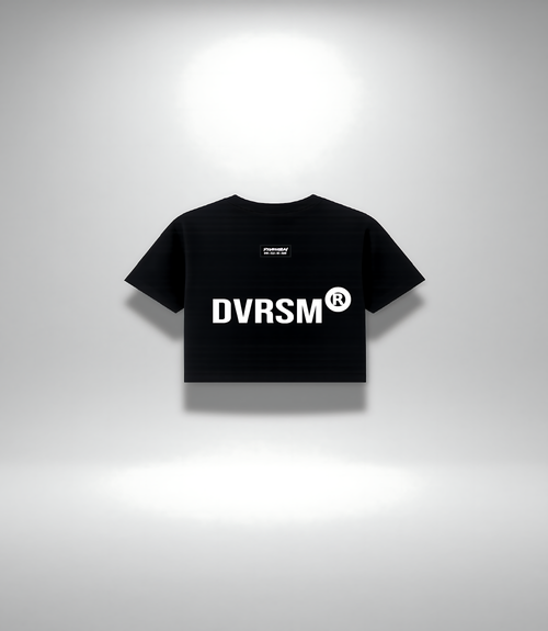 Crop top Line Women Black DIVERSUM