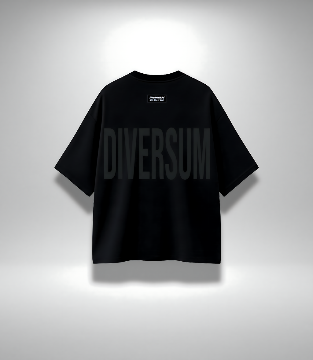 T-shirt Line Basic Black DIVERSUM